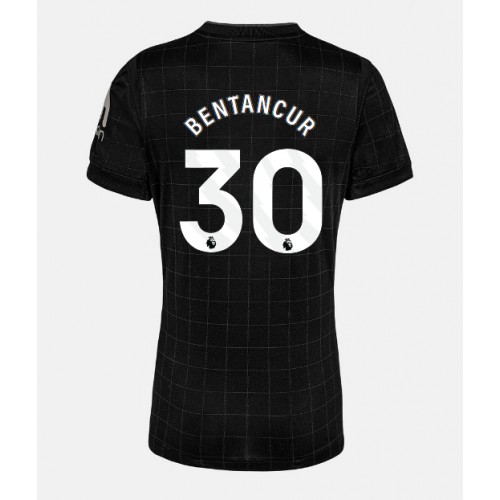 Stroje piłkarskie Tottenham Hotspur Rodrigo Bentancur #30 Koszulka Wyjazdowej dla damskie 2025-26 Krótki Rękaw
